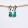 Pendientes gotas de resina