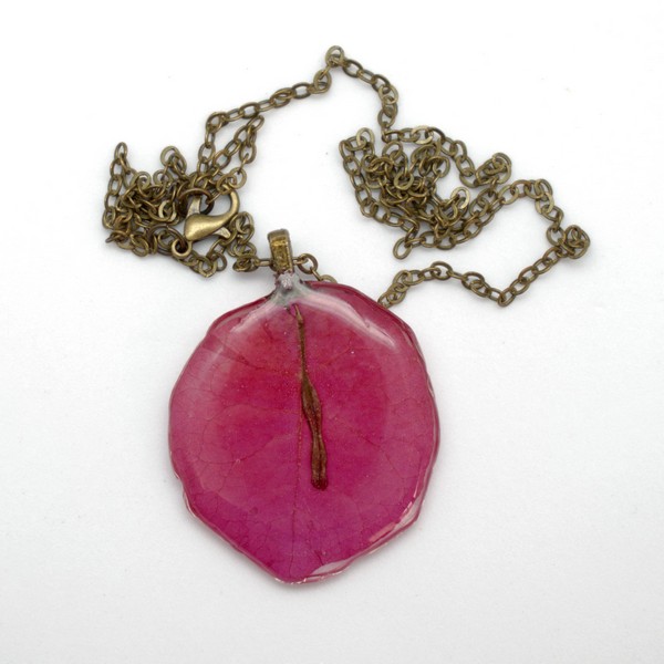 Collar de buganvilla (bronce)