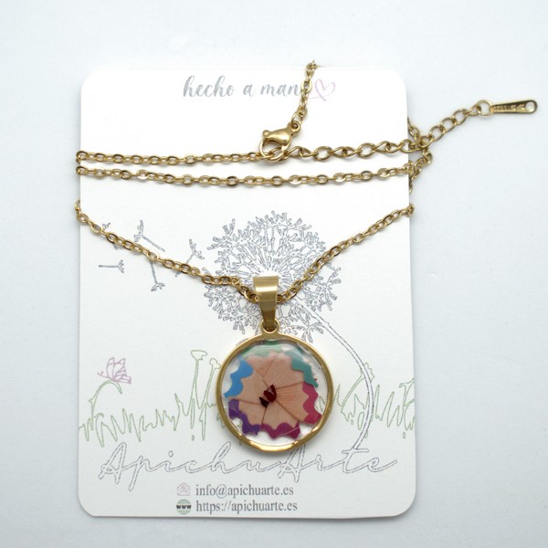 Collar de lápices de colores - Imagen 2