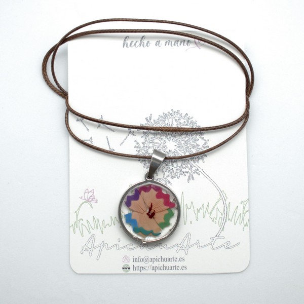 Collar de lápices de colores - Imagen 4