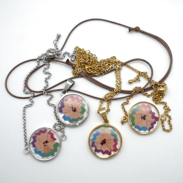 Collar de lápices de colores - Imagen 5